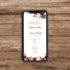 Floral Paperless Digital Invitation 1024-0