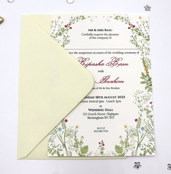 ABC 1139 Floral A5 Invitation-7374