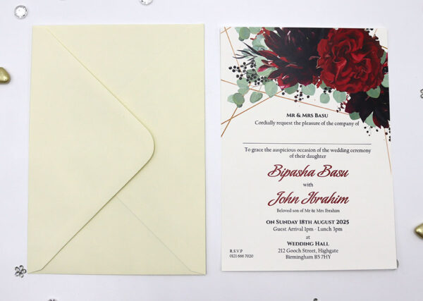 ABC 1145 Floral A5 Invitation-7381