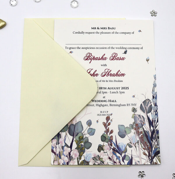 ABC 1148 Floral A5 Invitation-7397