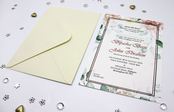 ABC 1137 Floral A5 Invitation-7364