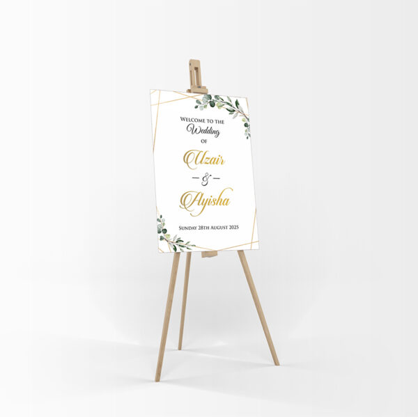 Leafy – A1 Mounted Welcome Poster-7922