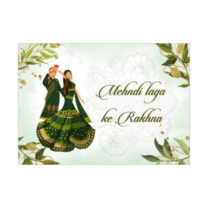 Mehndi Party 101 – A1 Mounted Welcome Poster-0