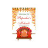 Mehndi Party 327 – A1 Mounted Welcome Poster-0