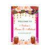 Dholki Party Pink – A1 Mounted Welcome Poster-0