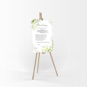 1063 - A1 Groom’s Contract Poster for Wedding-8681