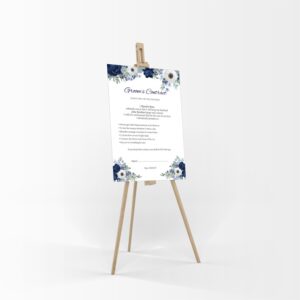 1085 - A1 Groom’s Contract Poster for Wedding-8693
