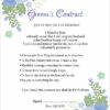 1131 - A1 Groom’s Contract Poster for Wedding-0