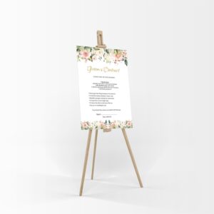 985 - A1 Groom’s Contract Poster for Wedding-8669