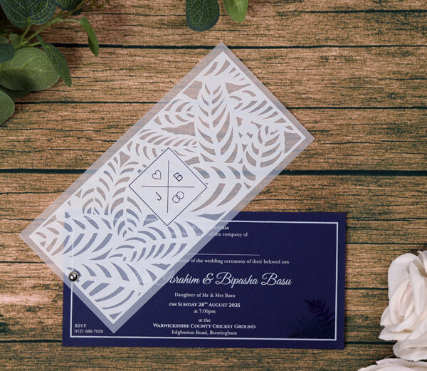 DL 1185 Vellum Wedding Invitation-8779