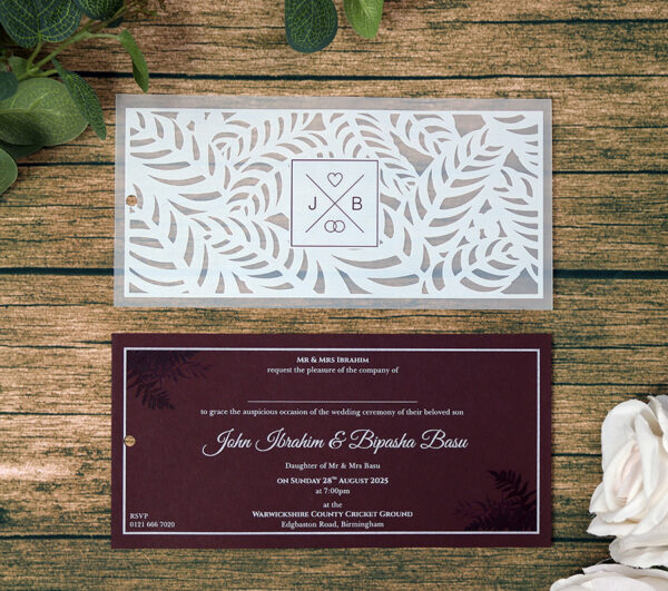 DL 1189 Vellum Wedding Invitation-8804