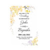 Yellow Floral – A1 Mounted Welcome Poster-0