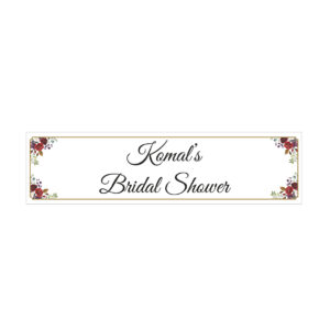 Maroon Floral – Card Banner-7982