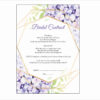 Purple Gold Floral – A1 Bridal Contract – Funny Agreement for Husband/Wife-0