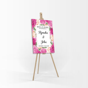 Vibrant Pink – A1 Mounted Welcome Poster-0