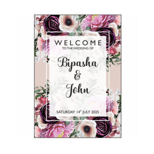 Dark Cream – A1 Mounted Welcome Poster-8438