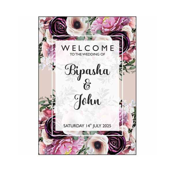 Dark Cream – A1 Mounted Welcome Poster-8438