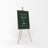 Black Minimilistic – A1 Mounted Welcome Poster-0
