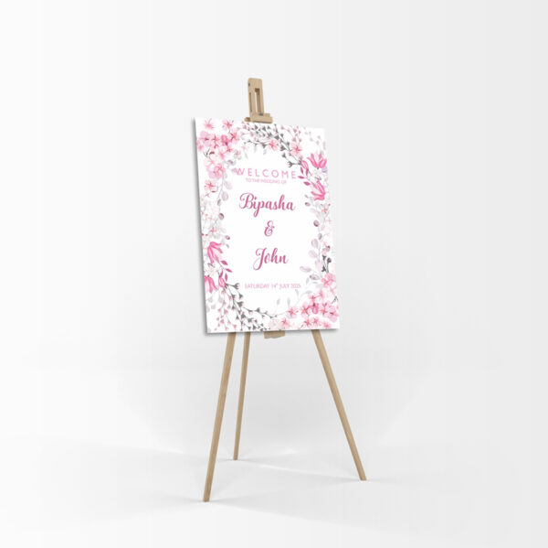 Cherry Blossom – A1 Mounted Welcome Poster-0