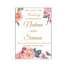 Orange Floral – A1 Mounted Welcome Poster-0
