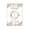 Pretty Rose Wreath – A1 Mounted Welcome Poster-0