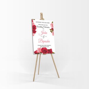 Red Rose – A1 Mounted Welcome Poster-8546