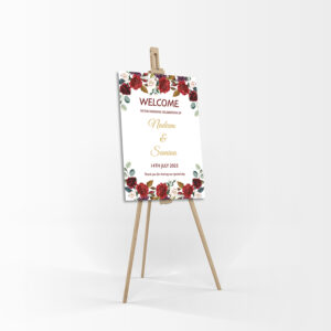 Scarlet Rose – A1 Mounted Welcome Poster-8554