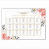 Peach Black Floral – A1 Table Plan-0
