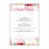 Watercolour Floral – A1 Bridal Contract – Funny Agreement for Husband/Wife-0