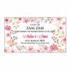 Light Pink Personalised Zam Zam Bottle Stickers 112-0